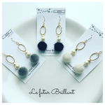 rabbit tail pierce or earring