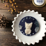（大）刺繍ブローチ お帰り〜