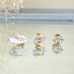 ハーキマーダイヤモンドのピアス〜氷の輝き〜