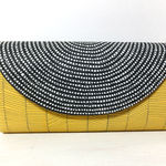 《受注生産》circle tegaki saksak YELLOW　 長財布