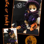 ミディブライスサイズドール服    ハロウィンだし！PURPLE 017