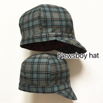 ママとお揃い♡チェックキャスケット ペアセット ギフト