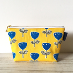 北欧 花柄 ＊ 化粧ポーチ