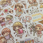 小学生 女の子♡キッズ フレークシール