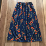 羽織リメイクスカートスリム紺