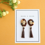 【9/26 20:00～販売予定】Tassel #3　ビーズ 刺繍 ピアス / イヤリング
