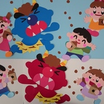大きい壁面飾り おにはそと！ふくはうち！ 幼稚園 保育園 節分