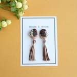【9/28 20:00～販売予定】Tassel #11　ビーズ 刺繍 ピアス / イヤリング