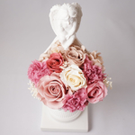 【送料無料】エンジェルポット＊プリザーブドフラワー＊天使＊薔薇＊ピンク＊エレガント＊誕生日プレゼント＊結婚祝い＊ウェディング＊両親贈呈品