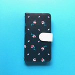 内側プリント♦送料無料♦iPhoneケース♦手帳型♦カード３枚収納可