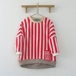 【130size】stripe * プルオーバー