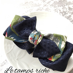 リバティのバナナクリップ ネイビー