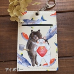 金太郎ねこ【パスケース】