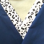 【半衿】白豹の半衿