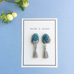 【9/27 20:00～販売予定】Tassel #7　ビーズ 刺繍 ピアス / イヤリング