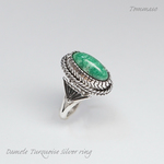 ターコイズ シルバーリング Damele turquoise