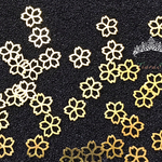 【約125枚】　桜450# メタルパーツ  ゴールド 約1.25g