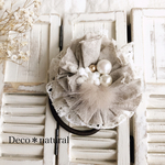 ラビットファーとリネンのnaturalポニー＊