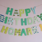 hotama様専用お誕生日ガーランド　グリーンスター
