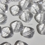 氷みたい☆約30個　アンティーク　スクエア　菱形　クリア　アクリル　ビーズ　多面カット　ファセット　