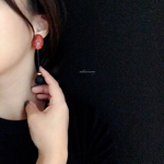 オレンジレッド×マットブラック milleaccessory 〈German vintage〉