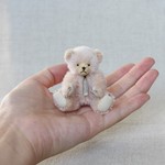 ミニチュアテディベア   クリーム