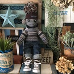 秋の新作☆スニカー付き ソックモンキー☆グレーライトくん