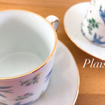 【写真のもの現品】小鳥のコーヒーカップ&ソーサー