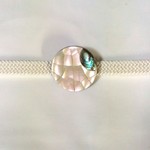 【帯留め】シェルムーンの帯留め