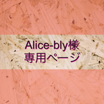 alice-bly様専用ページ