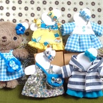 ぬいぐるみの洋服(ズボン)　うさぎ・くま用