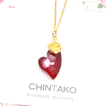 【再販】rose♡heart ネックレス
