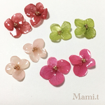 《Mami.t》紫陽花のイヤリング／ピアス
