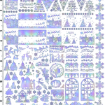 レジン封入.Xmas.01-04クリスマスアイテムホログラムレインボウ