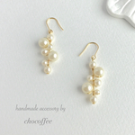 pearl twig ピアス/イヤリング<パール>