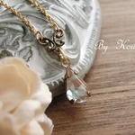 ∽*§＊ひとしずく saphiret＊§∽*vintage ネックレス。