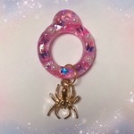 ネオブライス　プルリング　大　ピンクホロ　スパイダー