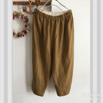 リネンサルエルパンツ