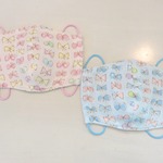 再3販*子供用立体マスク＊2枚セット*4重ガーゼ*ちょうちょ*リボン*013