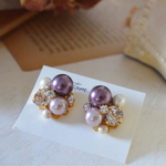 送料無料 wisteria ビジュー ピアス イヤリング