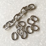 14mm 34こ アクリル軽量リング シルバー