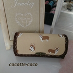 コーギー♡*°長財布