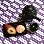 ミニチュア🌸和菓子とお茶セット🍵