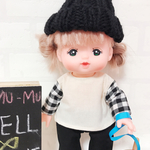 ３点セット♡細身パンツ+トップス+ニット帽 メルちゃん♡ソラン、レミンちゃんにも