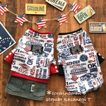 ★オーダー★レッド★stepcarＴシャツ＆ワンピース犬服