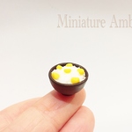 【再販×４】ミニチュアフード　栗ご飯