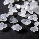 27再販/6粒ﾐﾆ水晶ｸﾗｽﾀｰ7mm～4mm wﾎﾟｲﾝﾄ&ﾄﾞｩﾙｰｼﾞ-水晶 5個で1個ﾌﾟﾚｾﾞﾝﾄt514