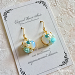 薔薇のビジューピアス②