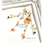 NEW!気まぐれ⑥ハロウィン🎃ジャラジャラアシメピアス