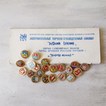 旧ソビエト製(USSR) ヴィンテージ 1970s 都市のピンバッジ(紋章) フルセット(21個)